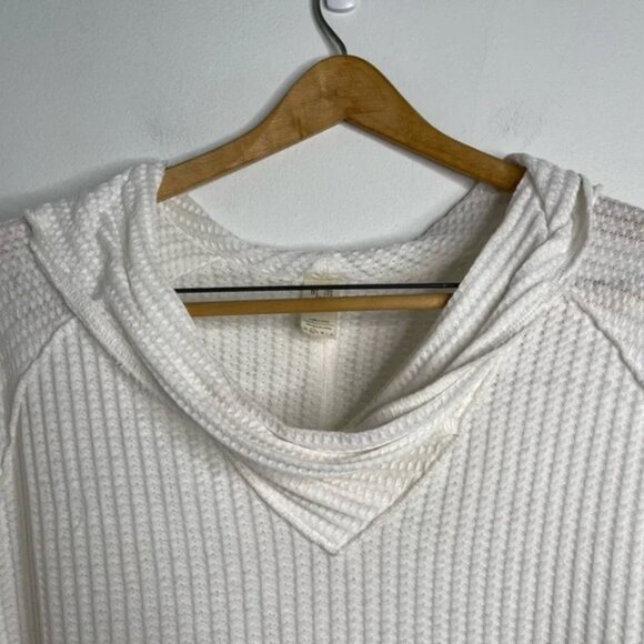 We The Free - Cream Waffle-Knit Top, M - Picture 5 of 10